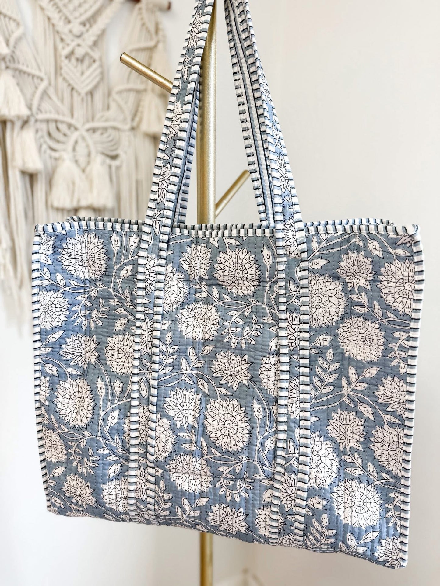 Quilted Totes & Cosmetic Bags