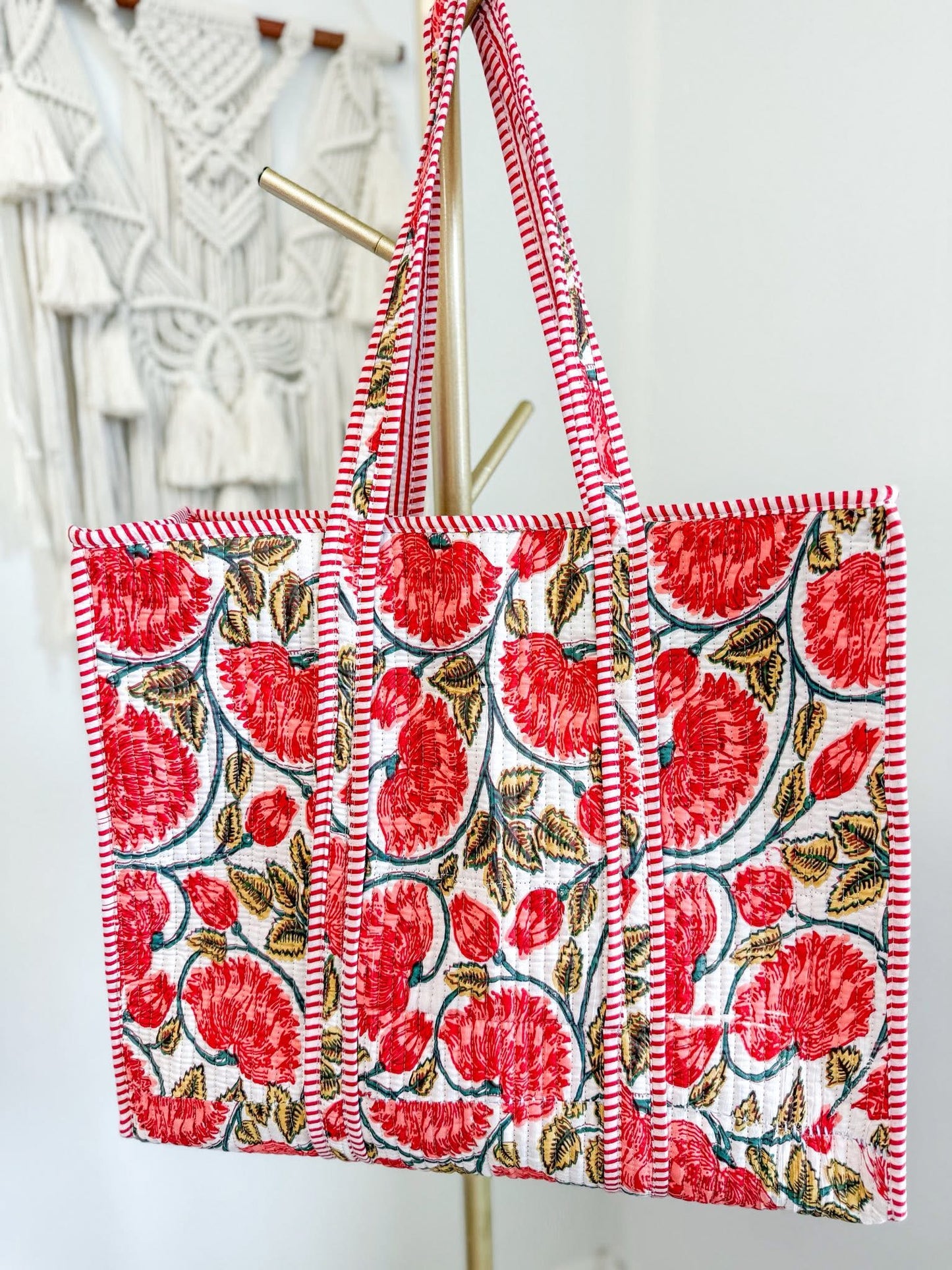 Quilted Totes & Cosmetic Bags