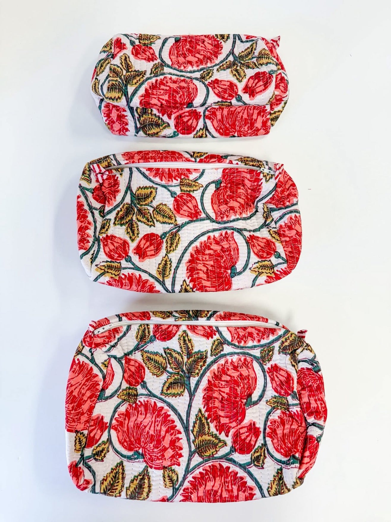 Quilted Totes & Cosmetic Bags