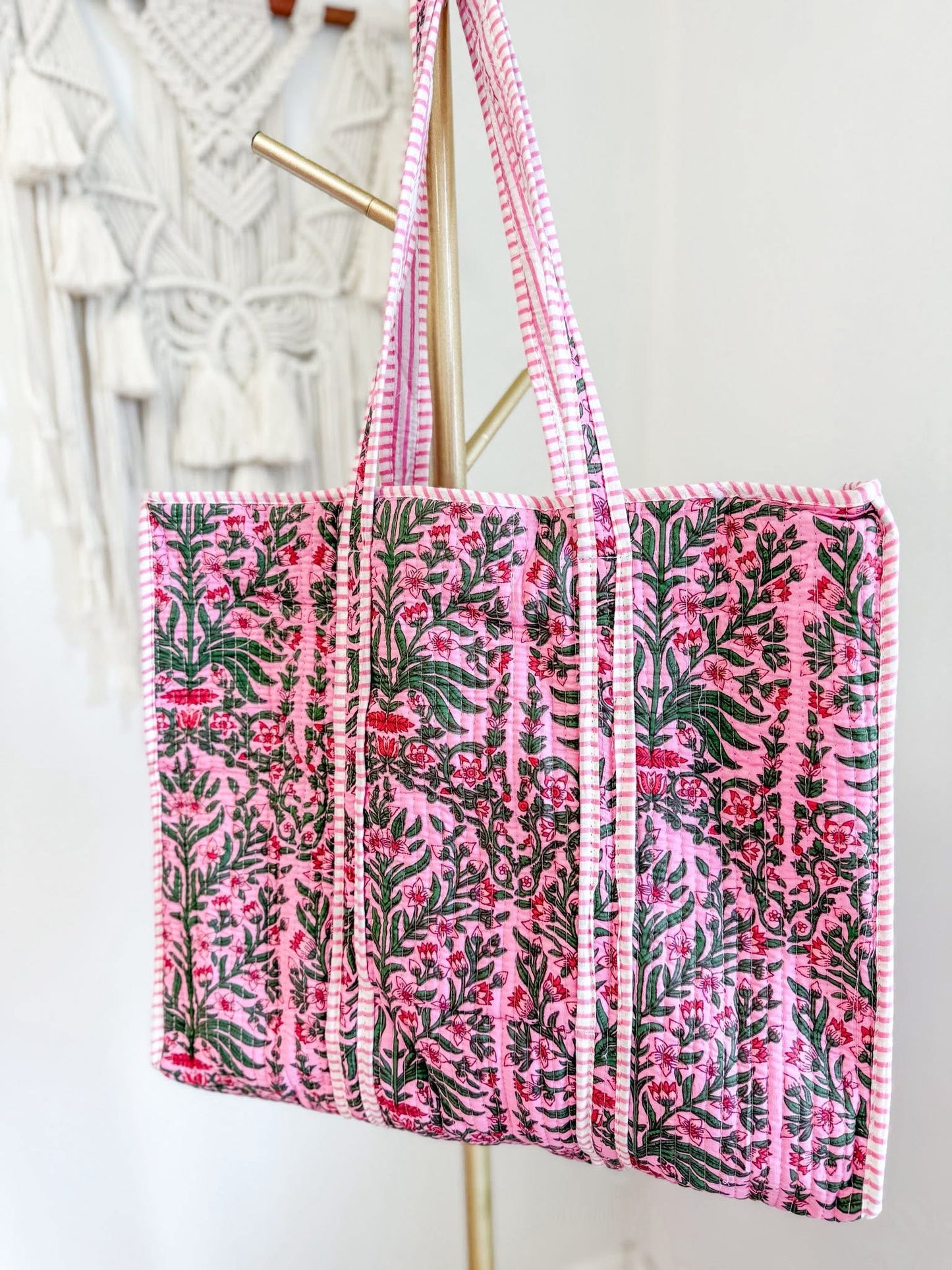 Quilted Totes & Cosmetic Bags