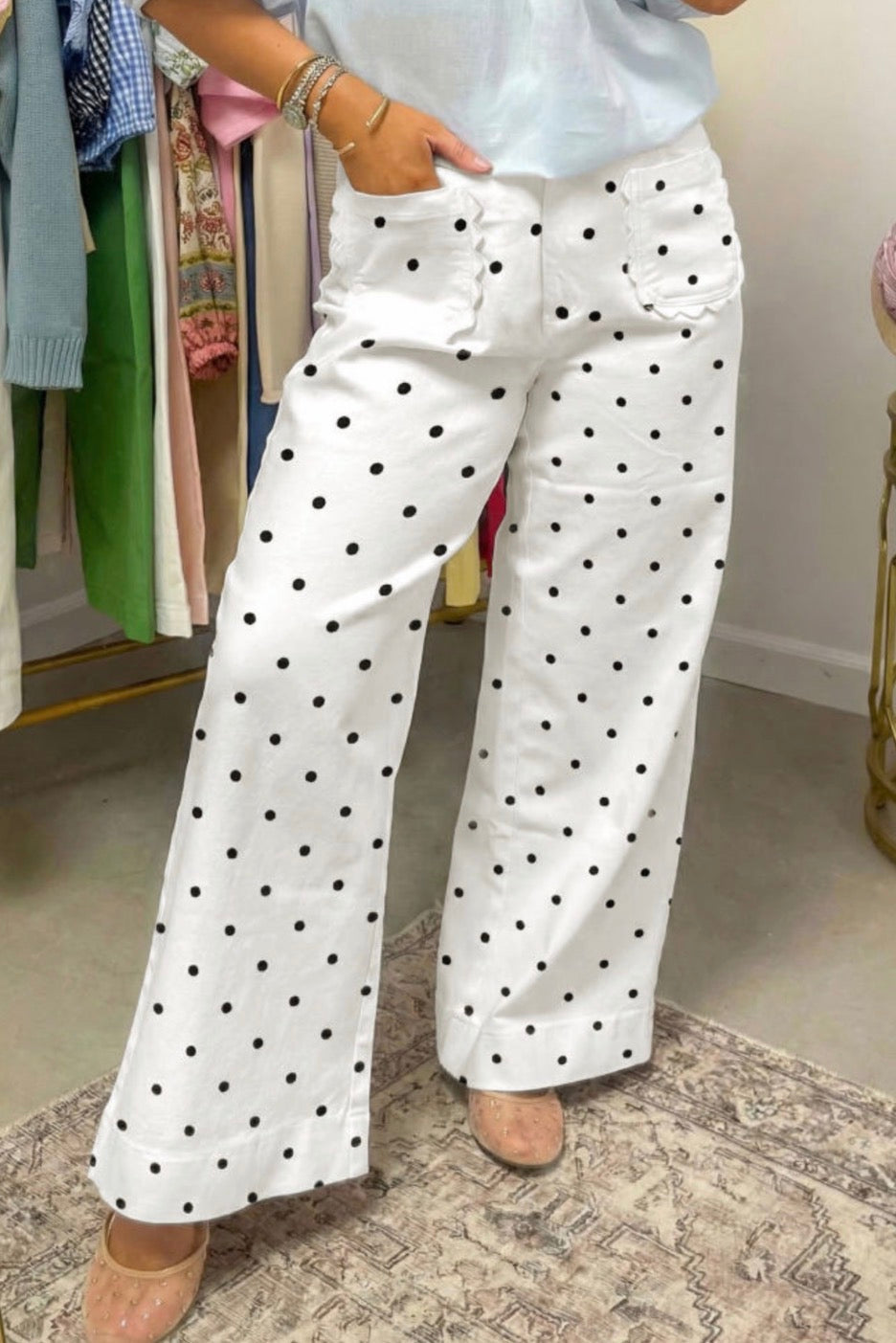 Sophia Small Polka Dot Pants