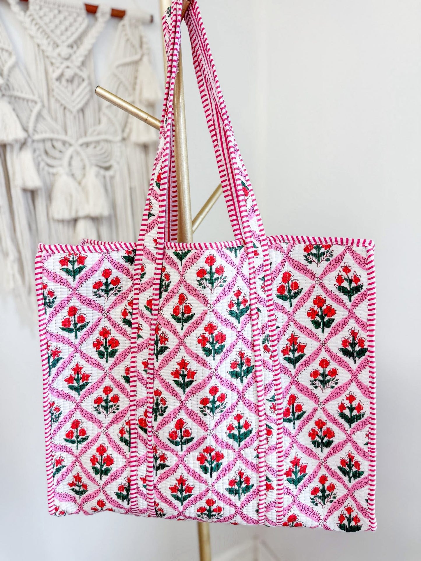 Quilted Totes & Cosmetic Bags