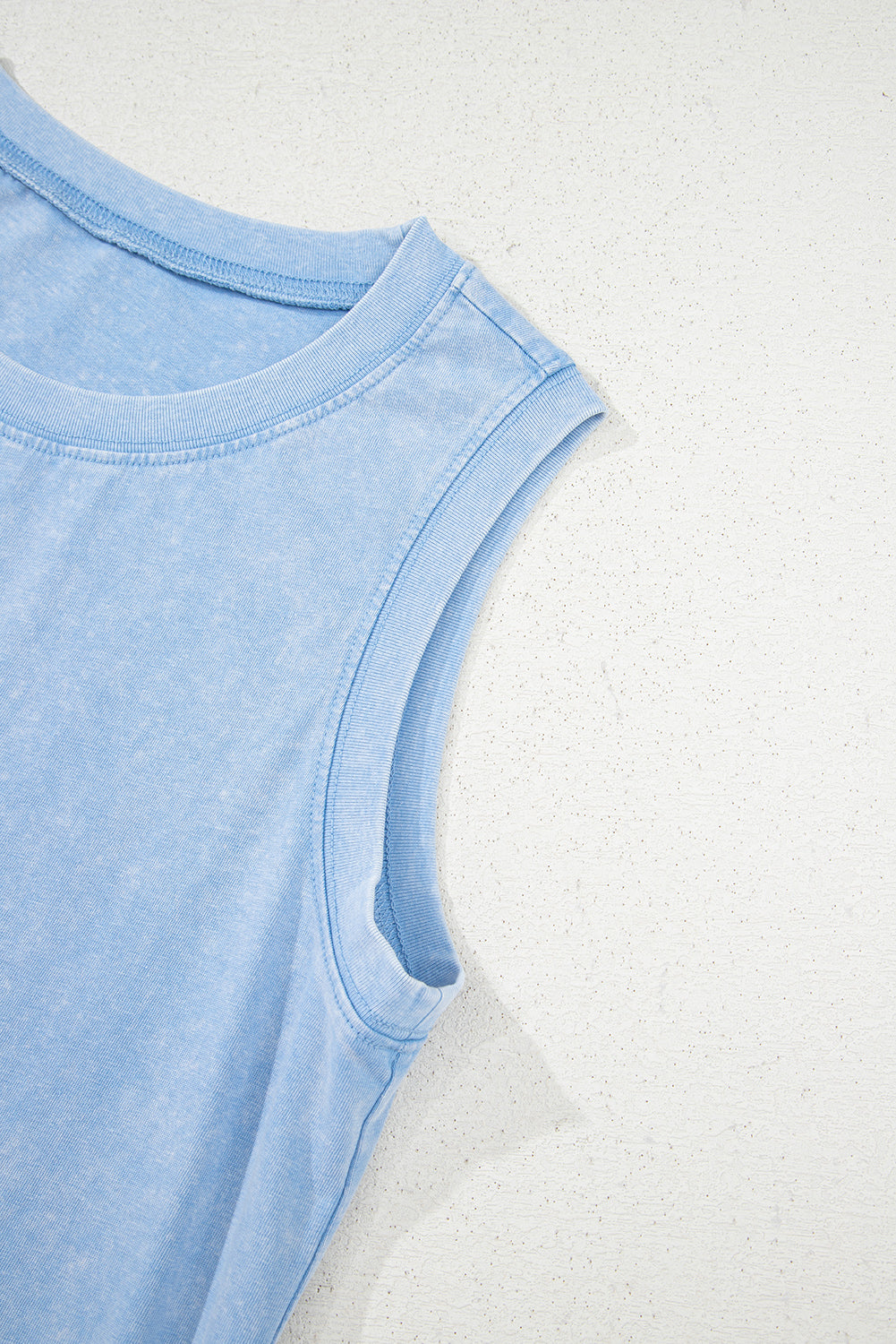 Phalaenopsis Mineral Wash Tank Mini Dress with Pockets