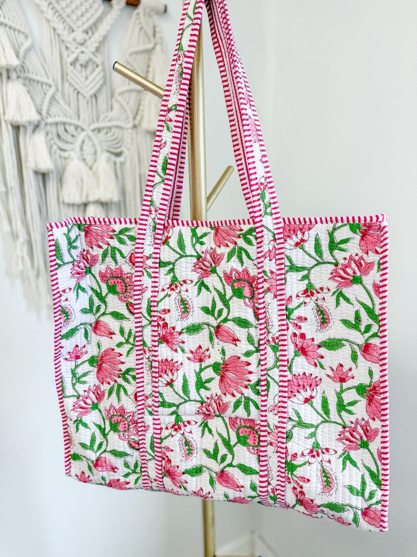 Quilted Totes & Cosmetic Bags