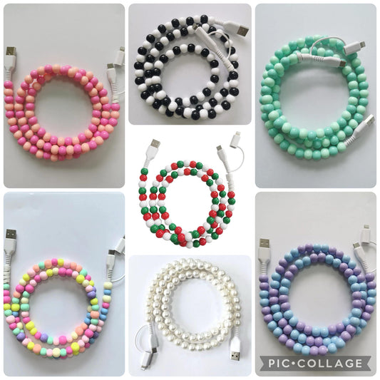 Beaded Phone Chargers