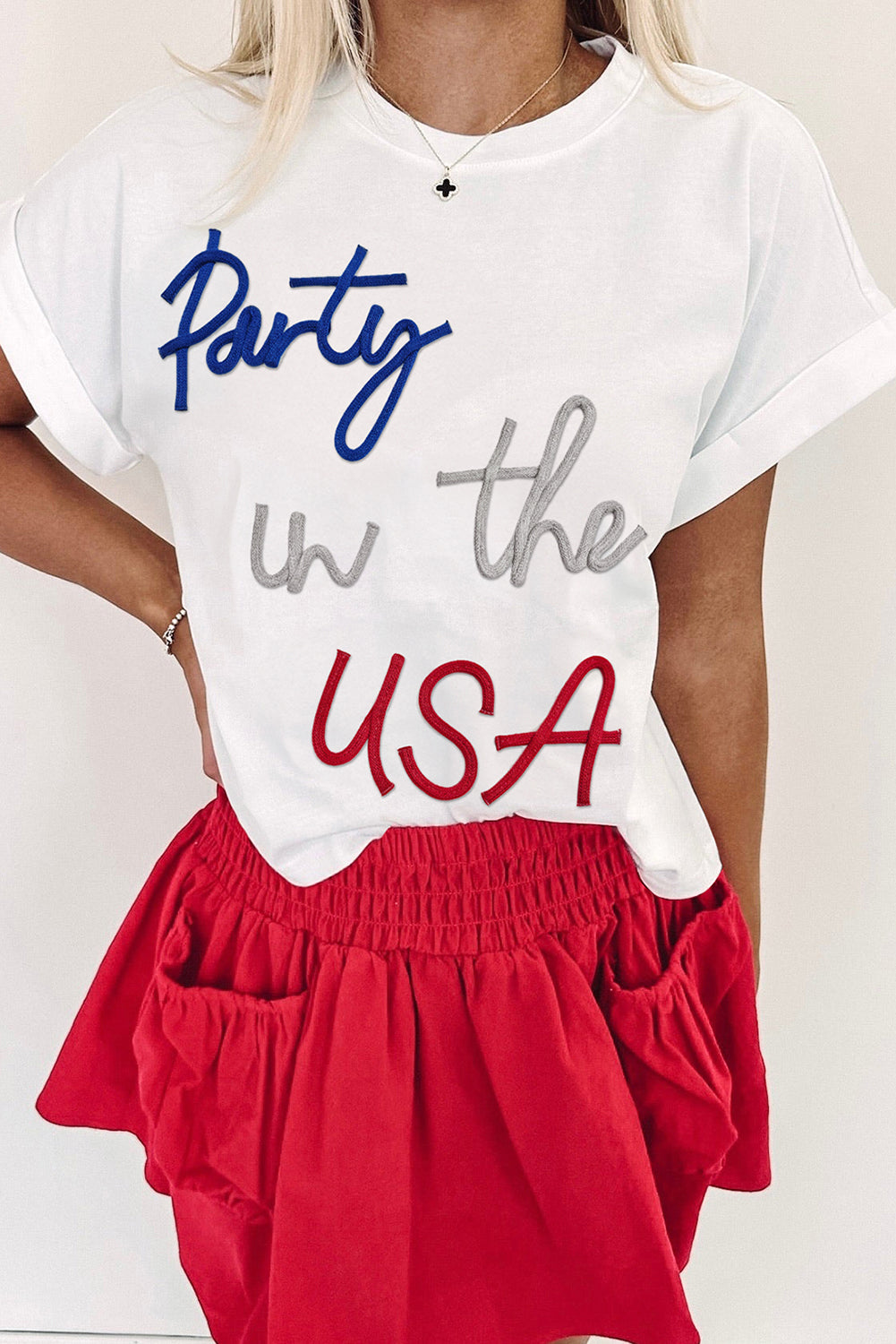 White Party in the USA Graphic T Shirt